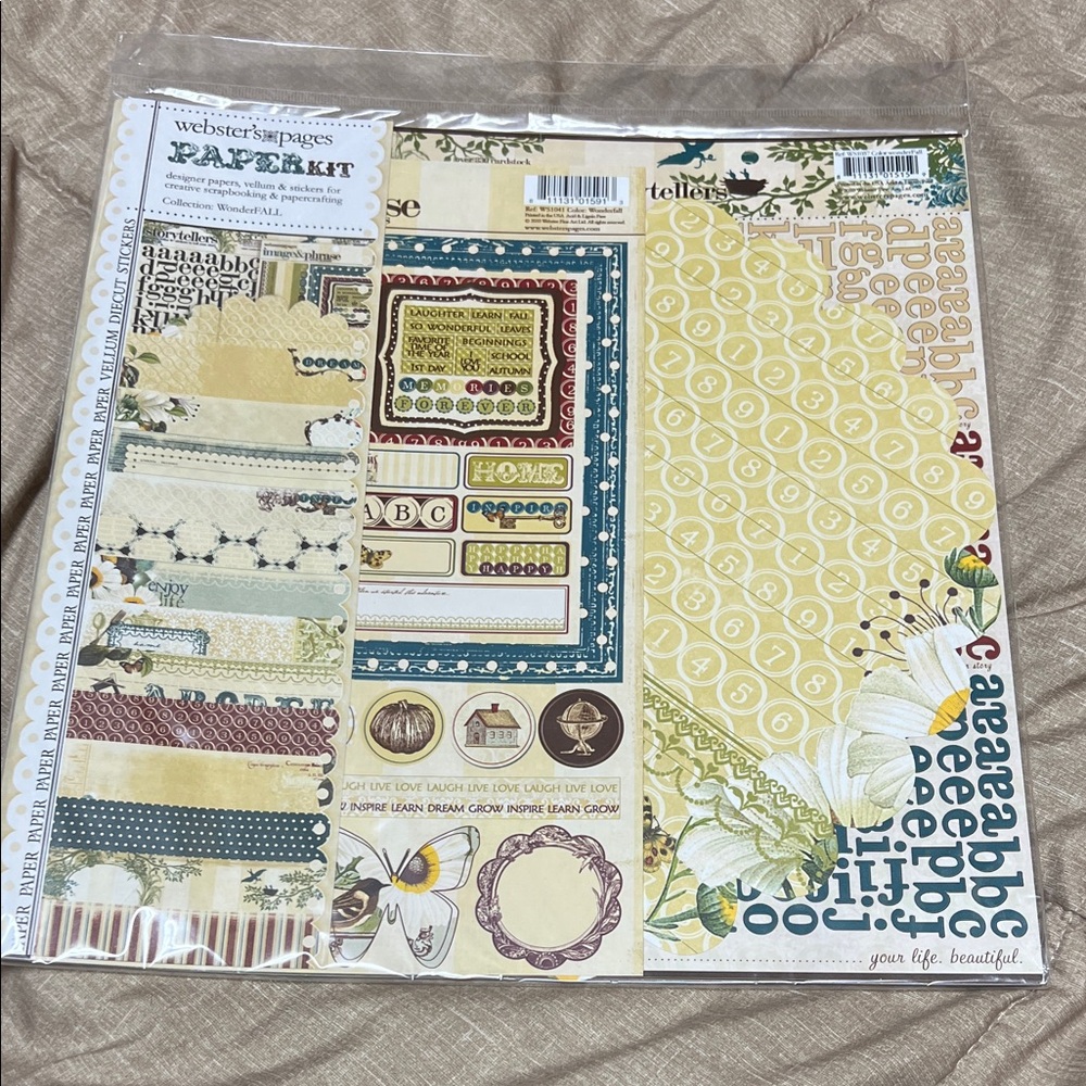 Webster’s Designs WonderFall Paper Kit NEW